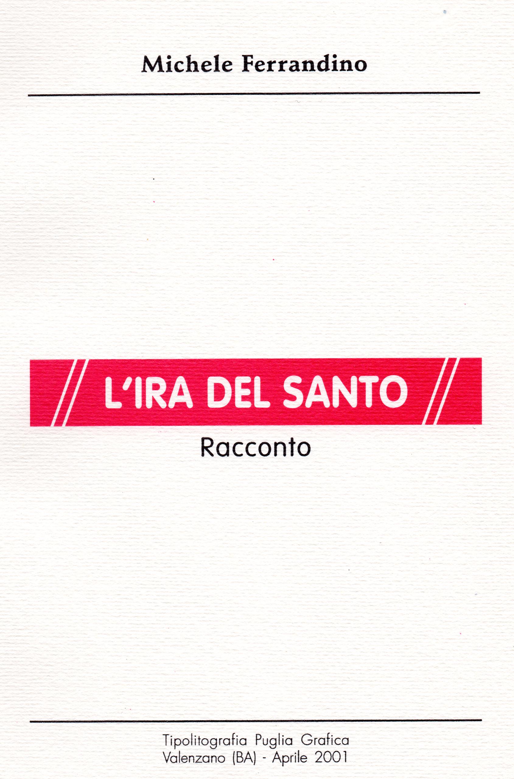 Copertina L'ira del santo